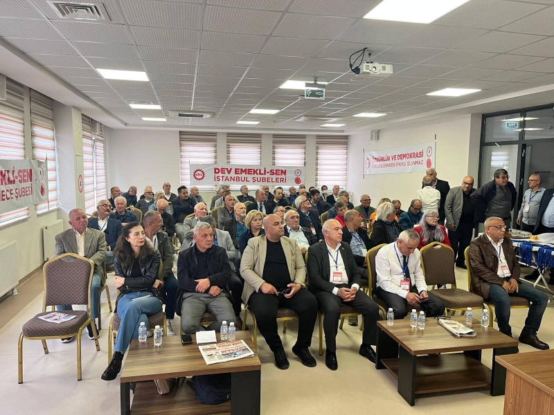 DİSK/Devrimci Emekliler Sendikası Küçükçekmece Şube Kongresi Coşkuyla Gerçekleşti DİSK/Devrimci Emekliler Sendikası Küçükçekmece Şube Kongresi Coşkuyla Gerçekleşti