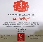 YENİDEN REFAH PARTİSİ İSTANBUL KONGRESİNE DAVET YENİDEN REFAH PARTİSİ İSTANBUL KONGRESİNE DAVET