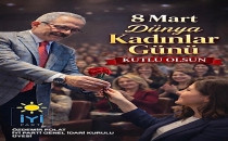  8 Mart Dünya Kadınlar Günü kutlama ilanı 