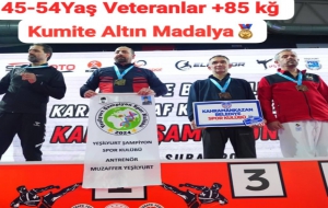  Bölgemizden Muzaffer Yeşilyurt’a Altın Madalya